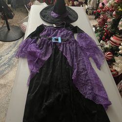 Girls Witch Halloween Costume
