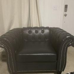 3 Piece Living Room Set, Chesterfield 