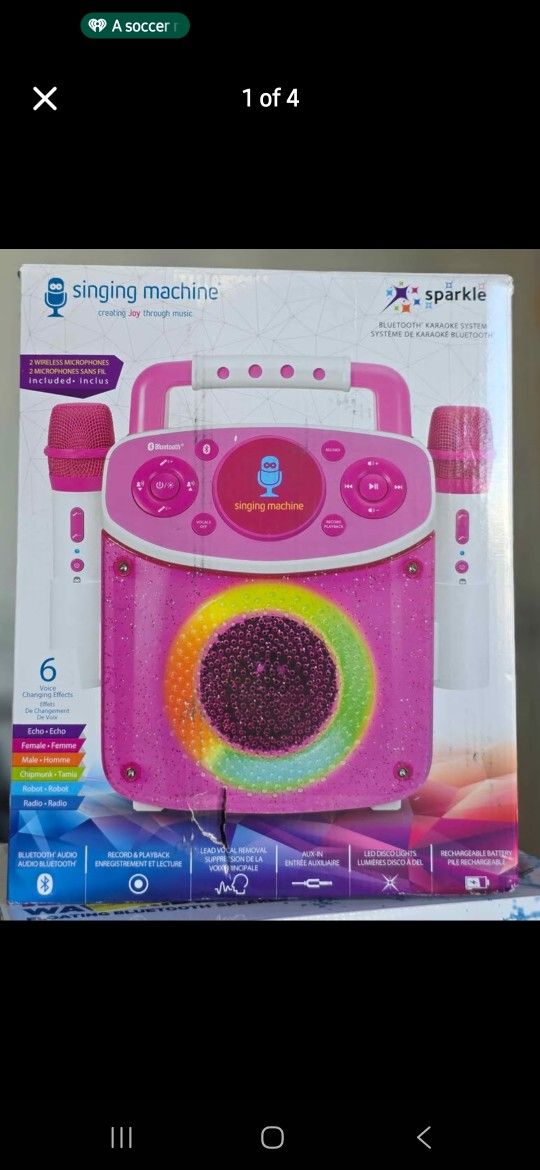 Sparkle Bluetooth Karaoke System