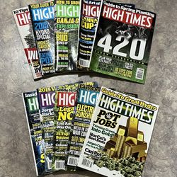 High Times January 2015-October 2015 Lot