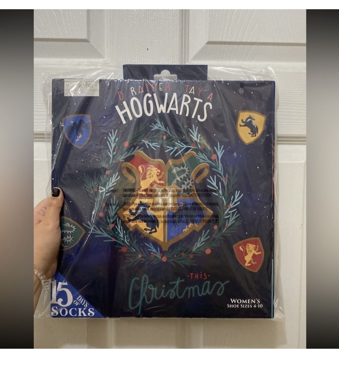 Women’s Harry Potter 15 Days Of Socks Advent Calendar Christmas Gift