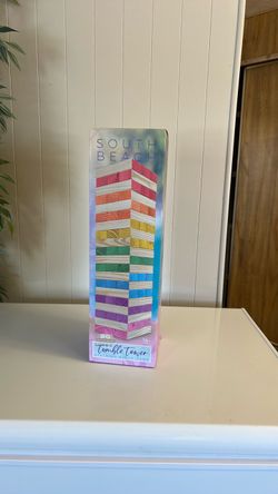 NEW! South Beach Jumbo Tumble Tower Stacking Block Game