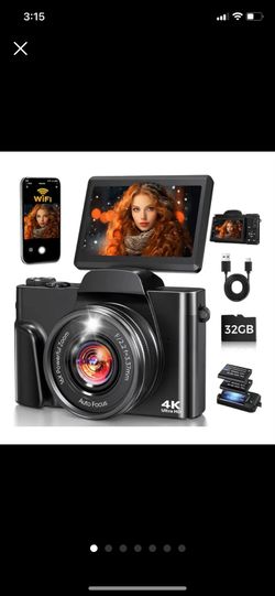 Multifunctional Digital Camera 64MP 4K WiFi 16X Zoom