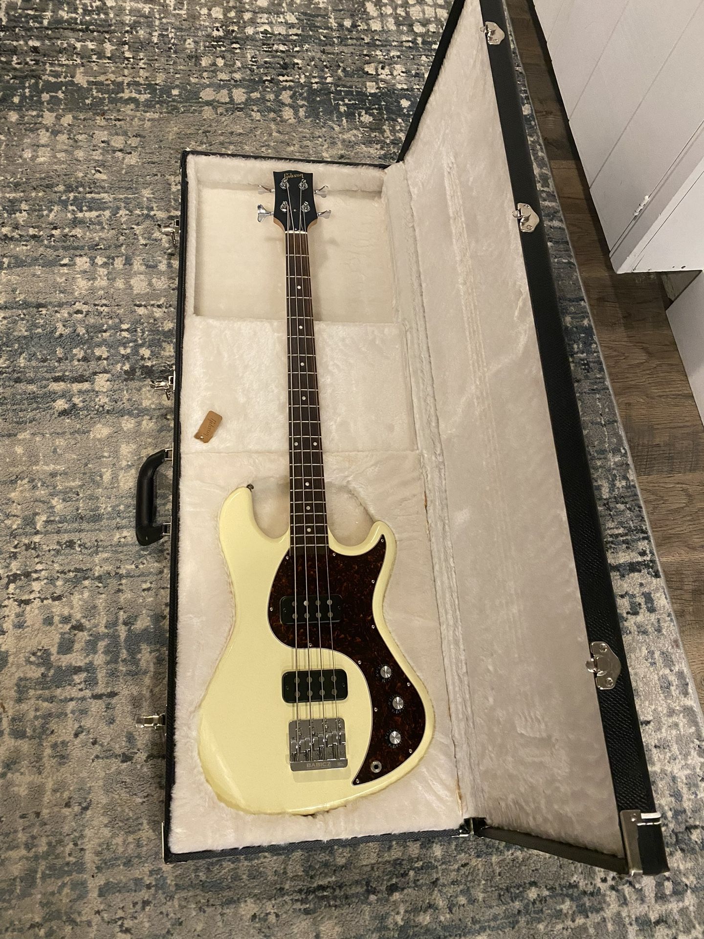 Gibson EB bass, 2012, White, Mint, Made In America