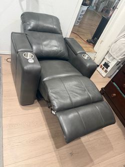Sillón reclinable olivo oscuro