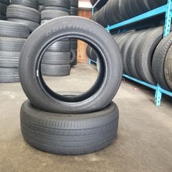 🔥 (2) 235 60 18 Continental CrossContact All Season Tires 