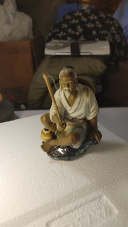 MUD MAN - Chinese glazed pottery figure