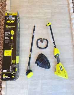 RYOBI 40V Weed Eater String Trimmer EXPAND-IT Attachment Capable (Tool Only)