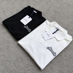 MONCLER COTTON LOGO POLO SHIRT FW26