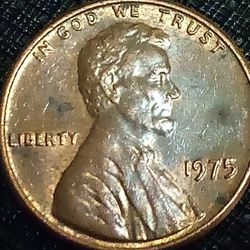 1975 No Mint Lincoln Error Penny 