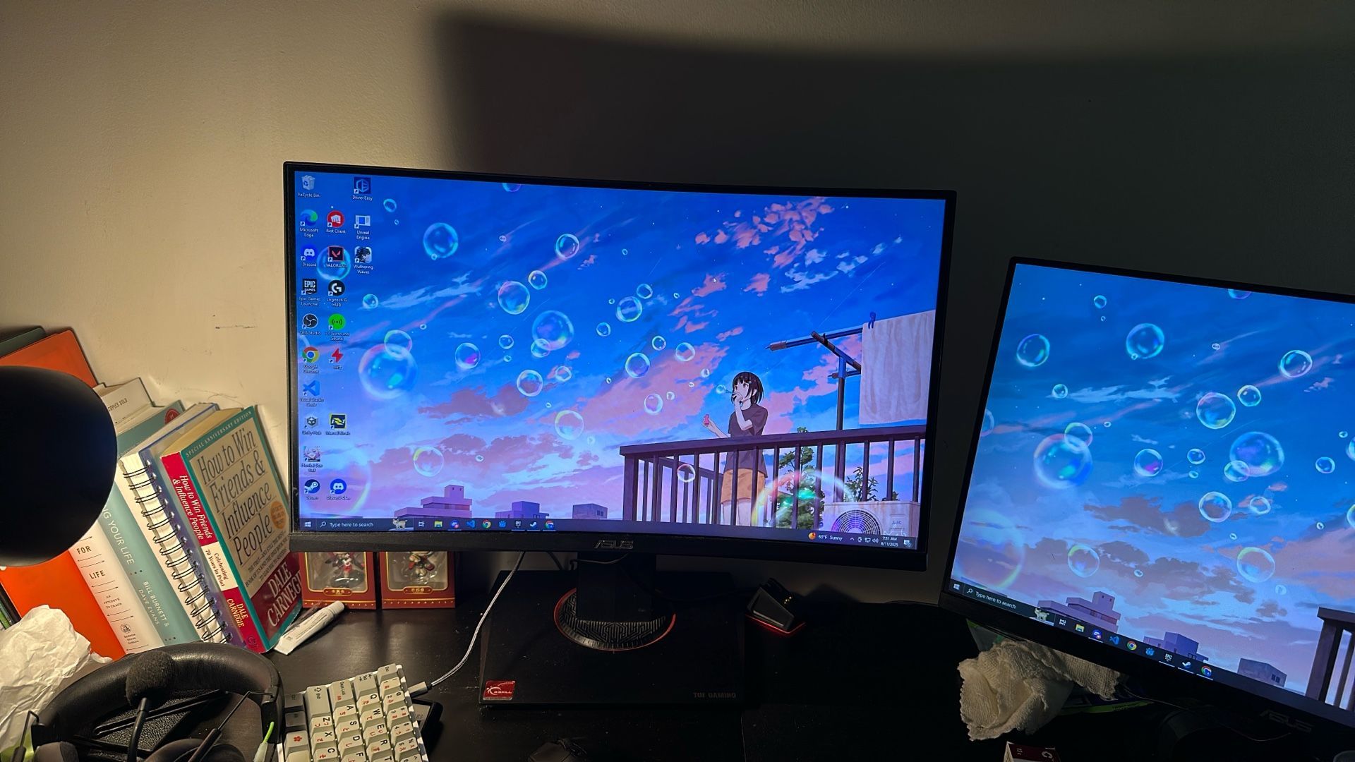 Asus TUF Gaming VG24VQ 23.6" 1920 x 1080 144 Hz Curved Monitor