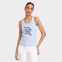 Pabst Blue Ribbon Women's Size Medium Tank Top Blue NWT