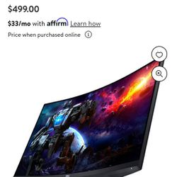 32in Dell Curved Gaming Monitor As Seen In Pictures Bought For 500
