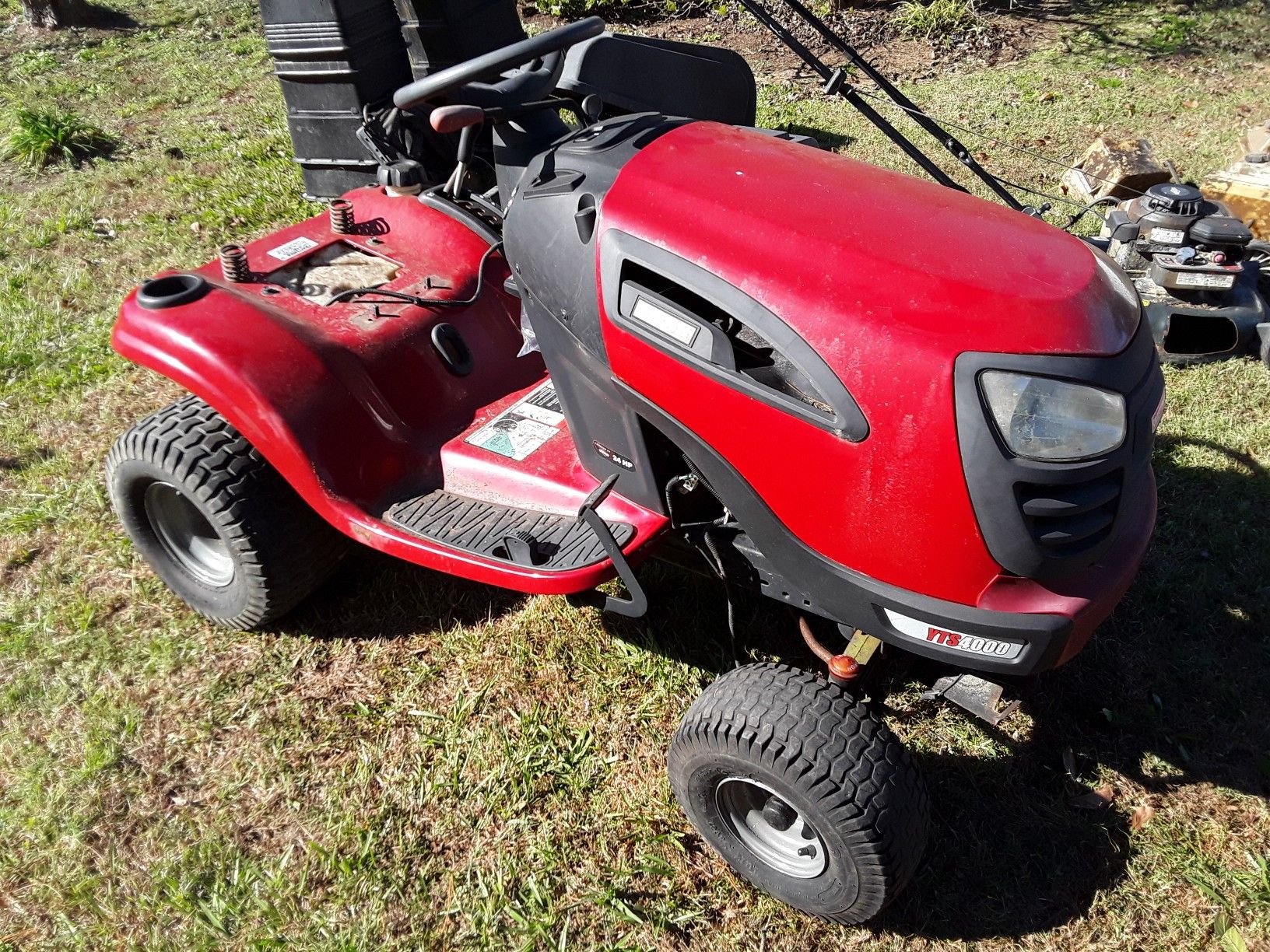 Craftsman YTS4000 riding mower for parts, no motor for Sale in Dunn, NC
