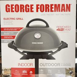George Foreman Indoor/outdoor grill - Brand New, in box, never been opened
