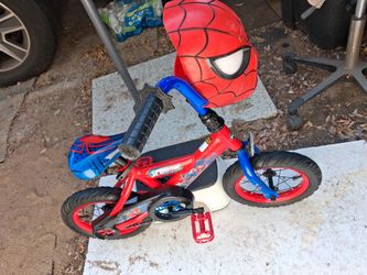 Huffy Spiderman 12 inch wheels kids bike
