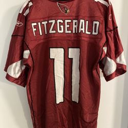 Larry Fitzgerald AZ Official Reebok Cardinals Jersey Size Medium 