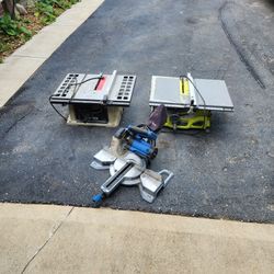 Table Saws/miter Saw 