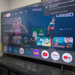 55" TCL GOOGLE SMART TV