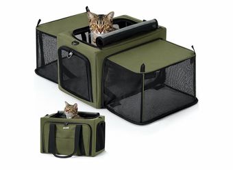 Pecute Cat Carrier Expandable