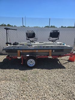 Pelican bass raider 10e NXT Fishing Boat with trailer