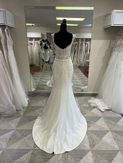 Never Worn Wedding Dress with Detachable Overskirt