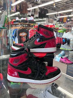 Air Jordan 1 Retro High Patent Bred