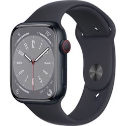 Apple Watch Series 8 GPS AND CULLAUR Midnight color Brand new