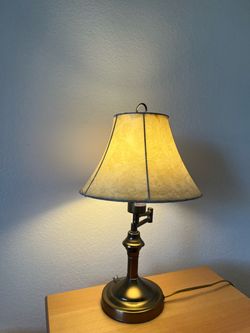 Brass Swing Arm Table Lamp