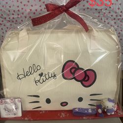 Hello Kitty Tan Tote Set 