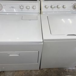 Whirlpool Set Washer And Dryer Gas Good Condition We Delivery 