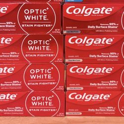 Colgate optic white  4 for $10