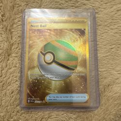 Pokémon Gold Nest Ball Secret Rare 255/198