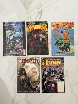 Comic Books Lots of 5 in excellent condition