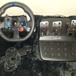 Logitech G29 For Ps5 Ps4 & PC Sim Racing Wheel