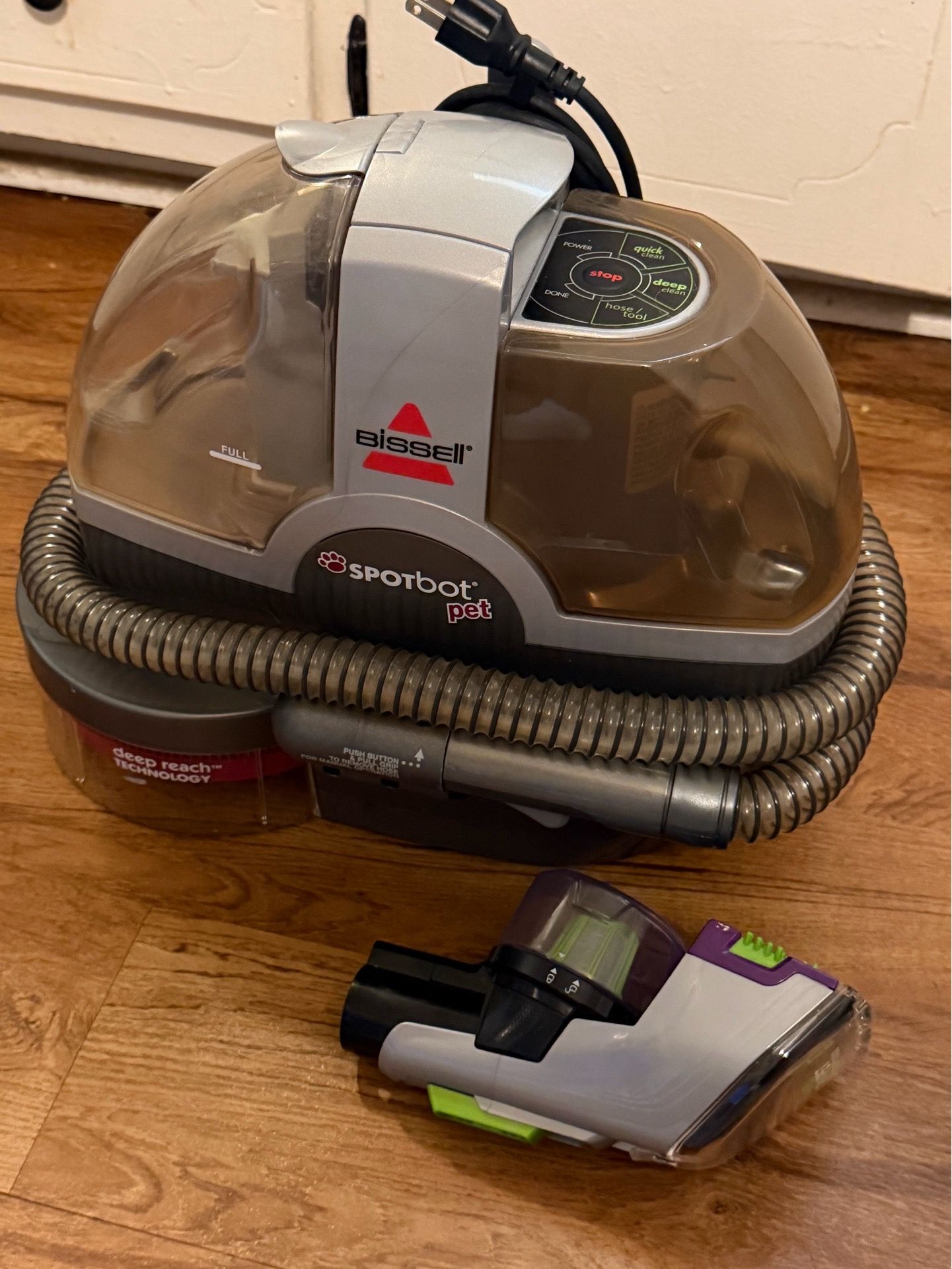 Pet shampoo spot cleaner
