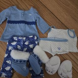 American Girl Winter/Summer PJ Sets