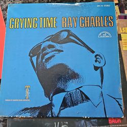 Ray Charles Crying TIME Vinyl Record 