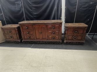 3 piece dresser night stand