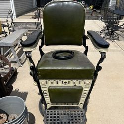 Antique Barber Chair Emil J Paidar 