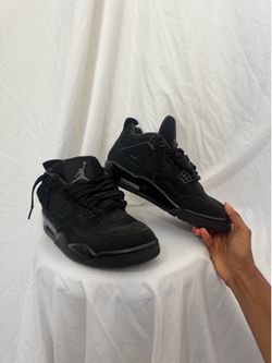Black Cat Jordan 4 size 7.5 men’s