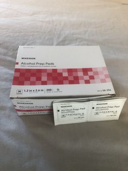 Alcohol Prep Pads 200 Per Box