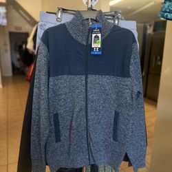 Men’s IZOD Full Zip Lined Sweater 