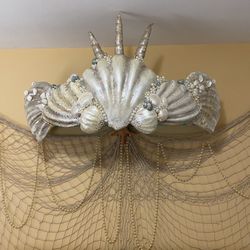 mermaid crown baby room 