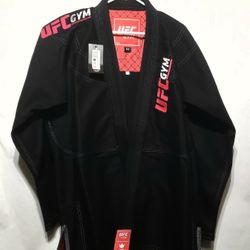 KINGZ UFC  KIMONOS BLACK A4 MENS  UFC GYM TRAINING  JACKET 
