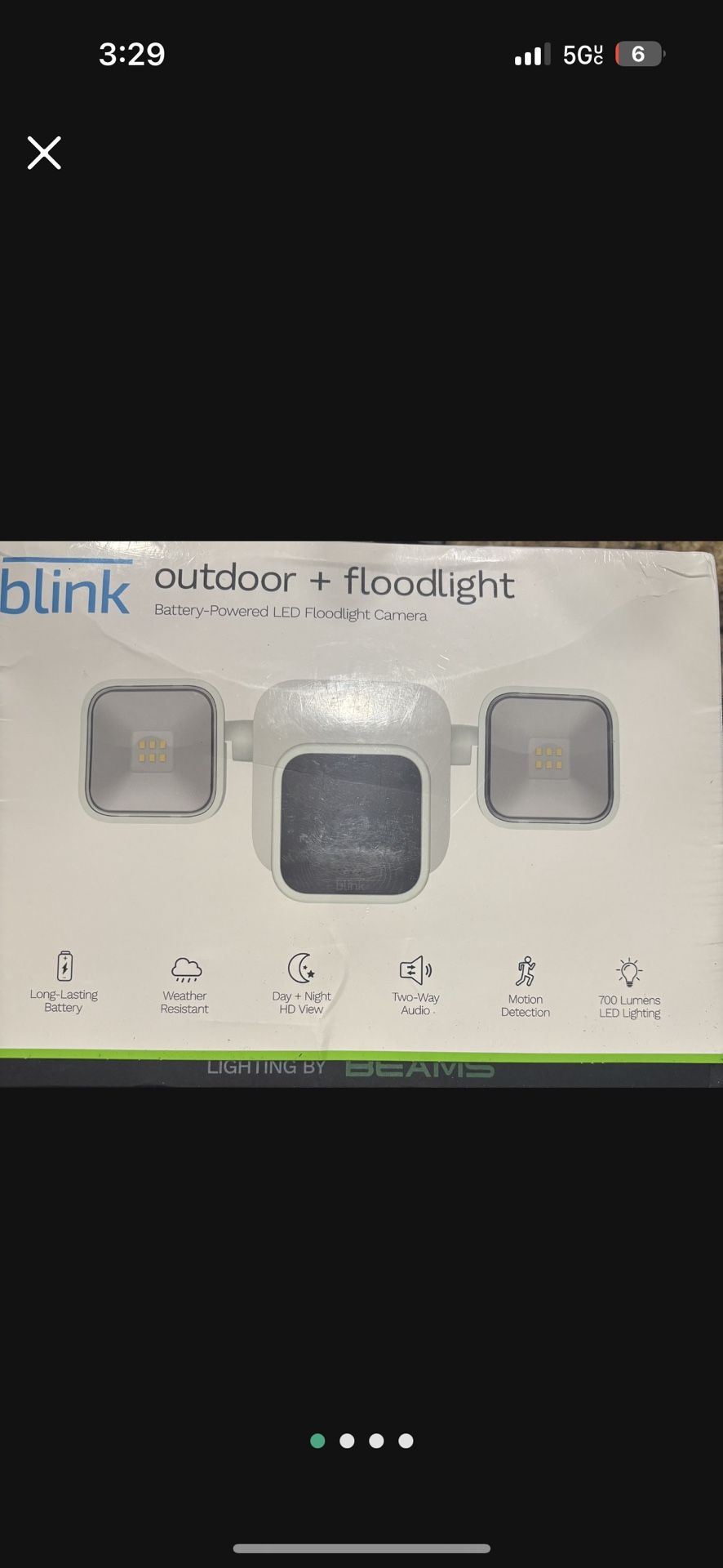 BLINK OUT DOOR & FLOODLIGHT LED CAMERA