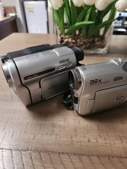Sony Hi8 and JVC 32x Zoom Camcorders