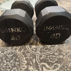 40 Pound Dumbbells 
