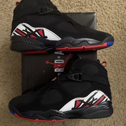 Size 11 (Tried on, Comes With Original box) - 2023 Air jordan 8 Retro playoff 