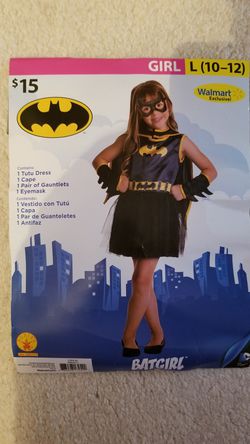 Girls Batgirl costume with all the accessories